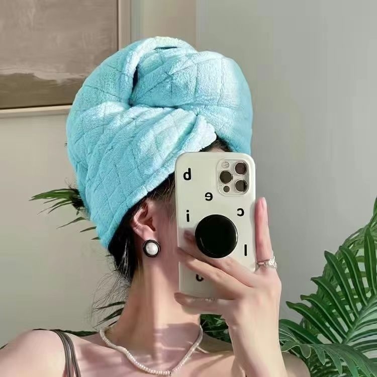 Καπέλο στέγνωσης μαλλιών με γρήγορο στέγνωμα και παχύτερη απορροφητικότητα, πολυεστερική ίνα, 200 g ή περισσότερα, 60 νήματα