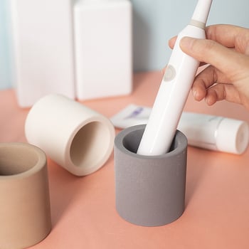 Suport pentru periuțe de dinți pentru depozitare (montaj: alte metode; material: altul)