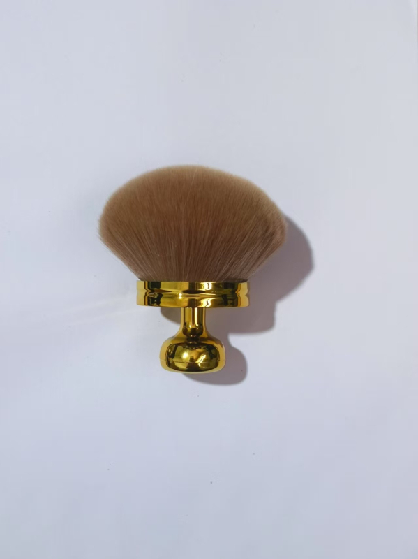 Βούρτσα πούδρας με συνθετικές τρίχες, πλαστική λαβή, με θήκη, σετ 1 τεμάχιο