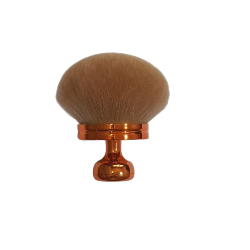 Βούρτσα πούδρας με συνθετικές τρίχες, πλαστική λαβή, με θήκη, σετ 1 τεμάχιο