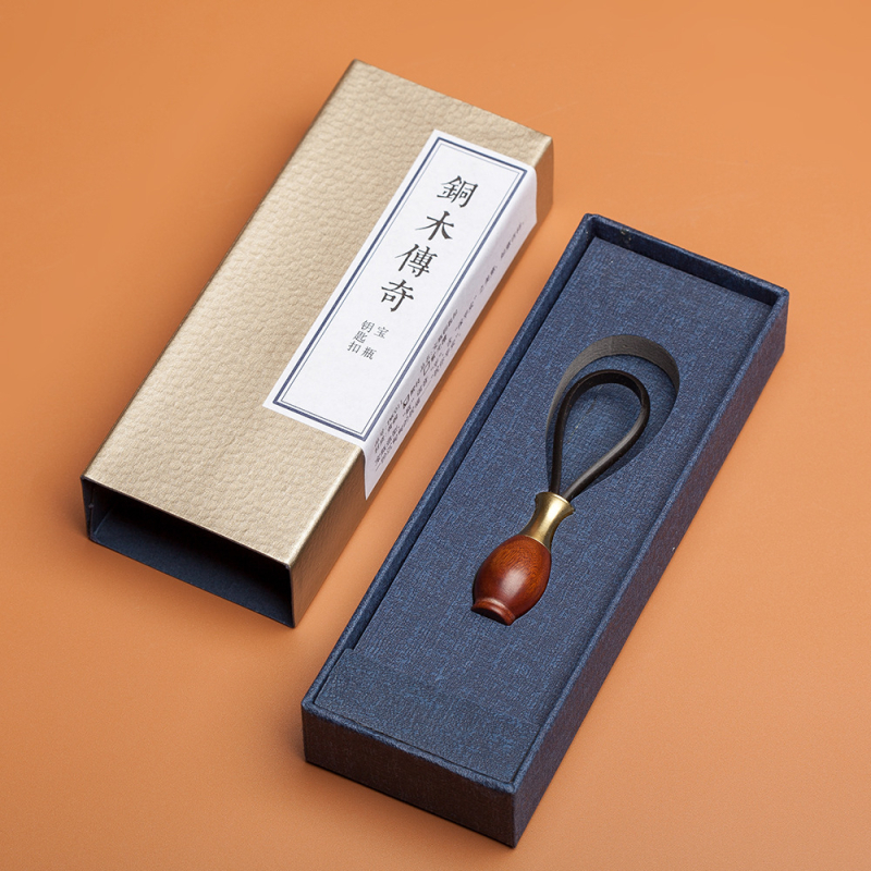 Drveni privjesak za ruksak, kineskog stila, s motivom glazbenog instrumenta, inspiriran dinastijom Ming