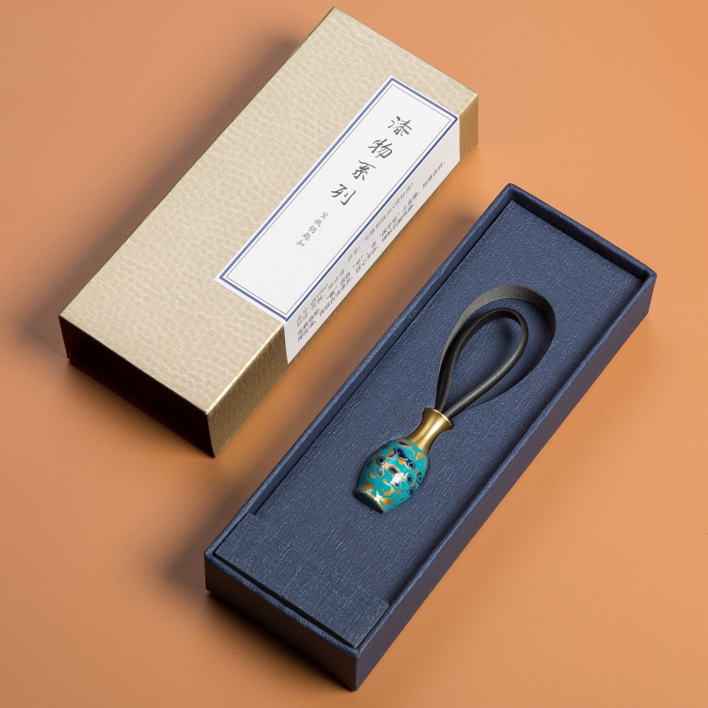 Drveni privjesak za ruksak, kineskog stila, s motivom glazbenog instrumenta, inspiriran dinastijom Ming