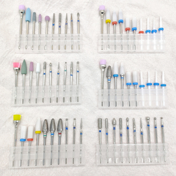 Alat za brušenje površine nokta, set od 10 komada, ruski stil manikure poliranje i uklanjanje mrtve kože, metalni alat