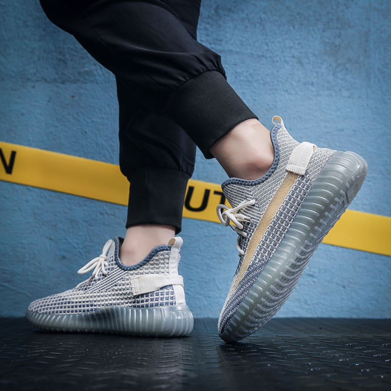 Sportos-casual cipő kókusz designnal, légáteresztő textil felsőrész, TPR talp, középmagas sarok 3–5 cm