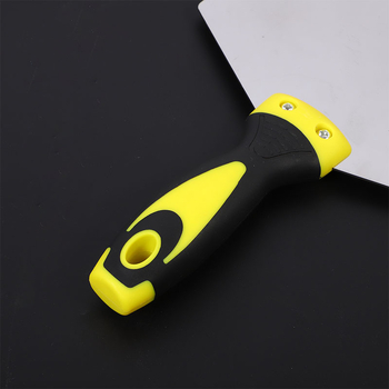 Spatula din oțel inoxidabil cu mâner din plastic, serie cu mai multe specificații pentru construcții și decorare.