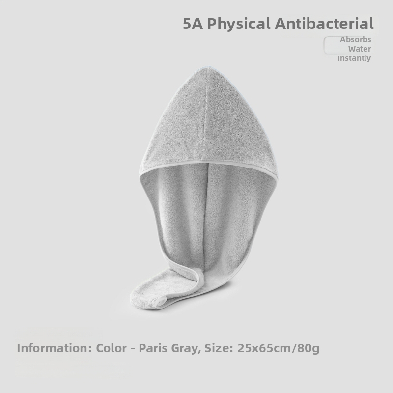 Καπέλο μαλλιών από φλις κοραλλιού για ενήλικες, αντιβακτηριακό, απορροφητικό, γρήγορο στέγνωμα, ύφανση απλού ιστού, 80–99 g