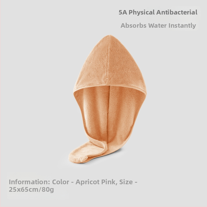 Καπέλο μαλλιών από φλις κοραλλιού για ενήλικες, αντιβακτηριακό, απορροφητικό, γρήγορο στέγνωμα, ύφανση απλού ιστού, 80–99 g