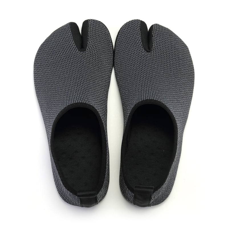 Cipele za prelaz rijekom — protivklizna podloga, niski gležanj, gornji dio od pamuka, potplat od prirodnog kaučuka, šivana konstrukcija