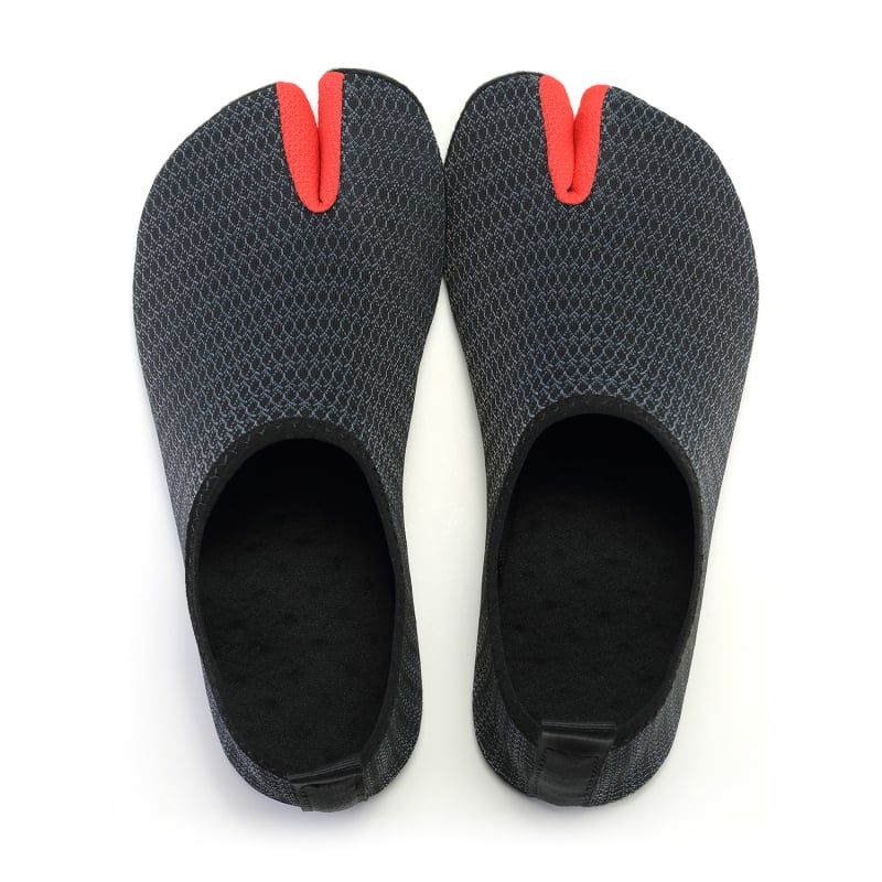 Cipele za prelaz rijekom — protivklizna podloga, niski gležanj, gornji dio od pamuka, potplat od prirodnog kaučuka, šivana konstrukcija