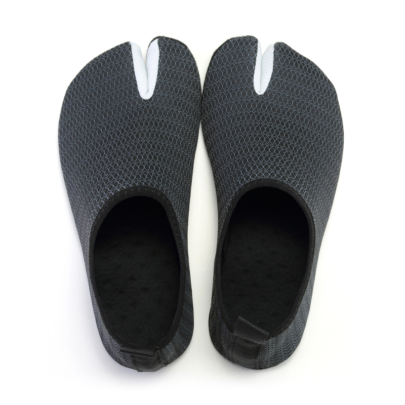 Cipele za prelaz rijekom — protivklizna podloga, niski gležanj, gornji dio od pamuka, potplat od prirodnog kaučuka, šivana konstrukcija