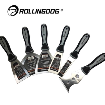 Rolling Dog Nož za špachtlu od karbonskog čelika – pločasti tip, za struganje boje sa zidova, višestruka namjena