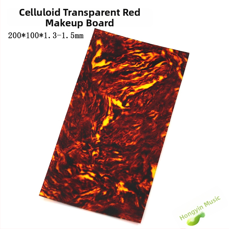 Dekoratívna platňa hlavy gitary s perlovým inlayom a mušľovou vložkou, ABS materiál