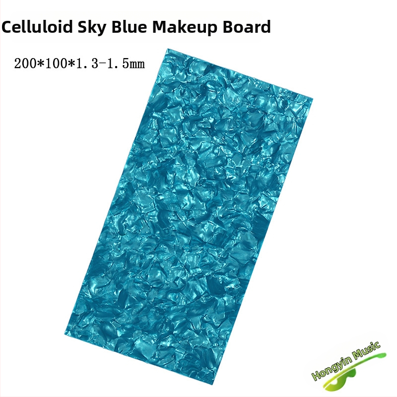 Dekoratívna platňa hlavy gitary s perlovým inlayom a mušľovou vložkou, ABS materiál