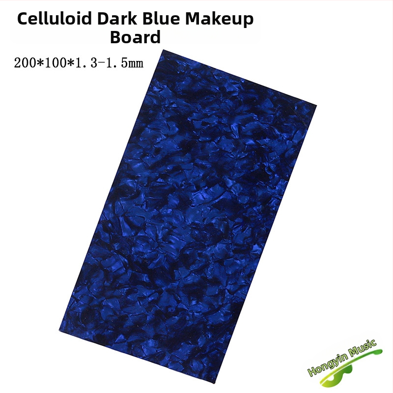 Dekoratívna platňa hlavy gitary s perlovým inlayom a mušľovou vložkou, ABS materiál