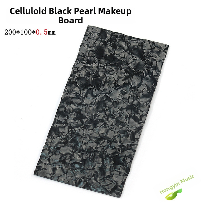 Dekoratívna platňa hlavy gitary s perlovým inlayom a mušľovou vložkou, ABS materiál