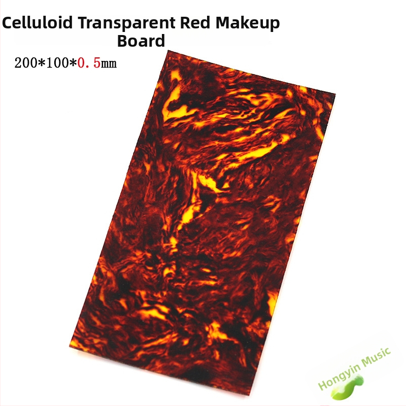 Dekoratívna platňa hlavy gitary s perlovým inlayom a mušľovou vložkou, ABS materiál