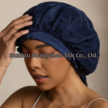 Spánková a sprchová čiapka z morušového hodvábu, 30-49 g, starostlivosť o vlasy