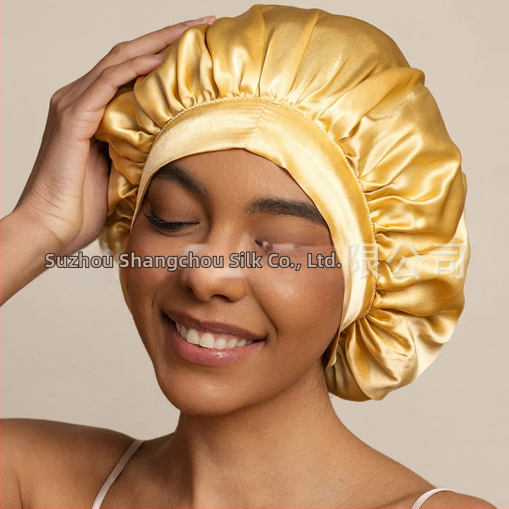 Spánková a sprchová čiapka z morušového hodvábu, 30-49 g, starostlivosť o vlasy
