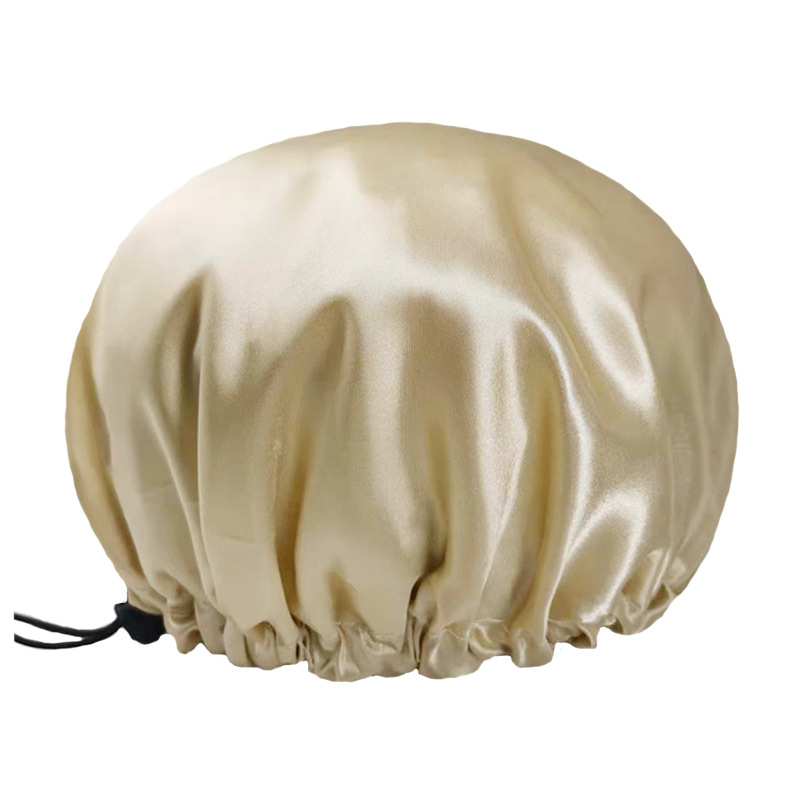 Prilagodljiva dvostruka kapa za tuširanje za odrasle i djecu, crtački stil, PE materijal, vodootporna, otporna na ulje i prašinu, otisak logotipa, mogućnost prilagodbe