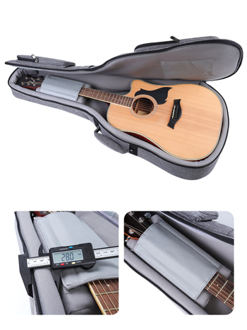 Τσάντα κιθάρας Ruizrui από Oxford ύφασμα, επένδυση Nylon, ιμάντας ώμου με αερόστρωμα, αστικός μινιμαλιστικός σχεδιασμός