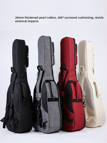 Τσάντα κιθάρας Ruizrui από Oxford ύφασμα, επένδυση Nylon, ιμάντας ώμου με αερόστρωμα, αστικός μινιμαλιστικός σχεδιασμός