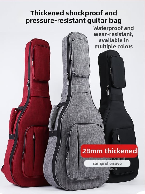 Τσάντα κιθάρας Ruizrui από Oxford ύφασμα, επένδυση Nylon, ιμάντας ώμου με αερόστρωμα, αστικός μινιμαλιστικός σχεδιασμός