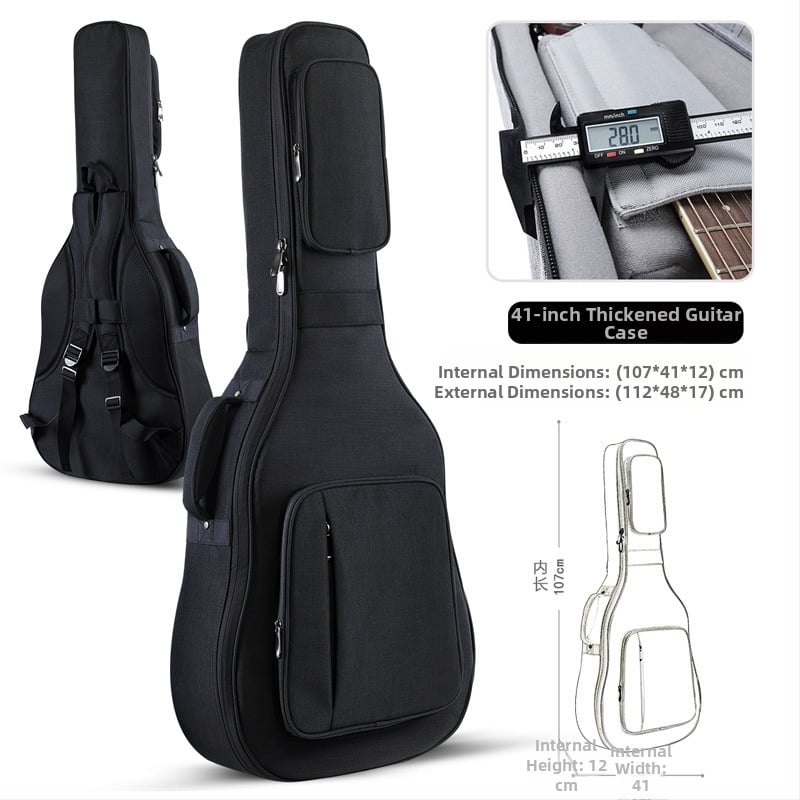 Τσάντα κιθάρας Ruizrui από Oxford ύφασμα, επένδυση Nylon, ιμάντας ώμου με αερόστρωμα, αστικός μινιμαλιστικός σχεδιασμός