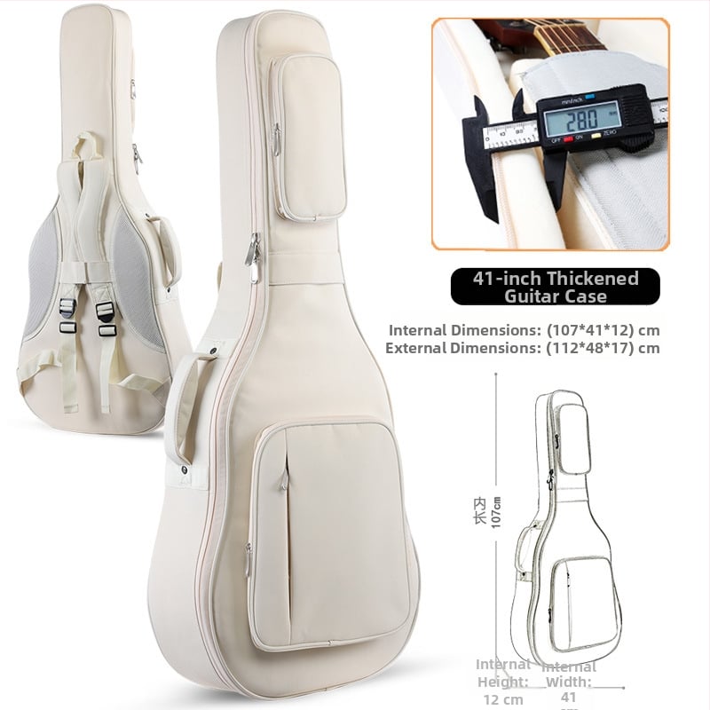 Τσάντα κιθάρας Ruizrui από Oxford ύφασμα, επένδυση Nylon, ιμάντας ώμου με αερόστρωμα, αστικός μινιμαλιστικός σχεδιασμός