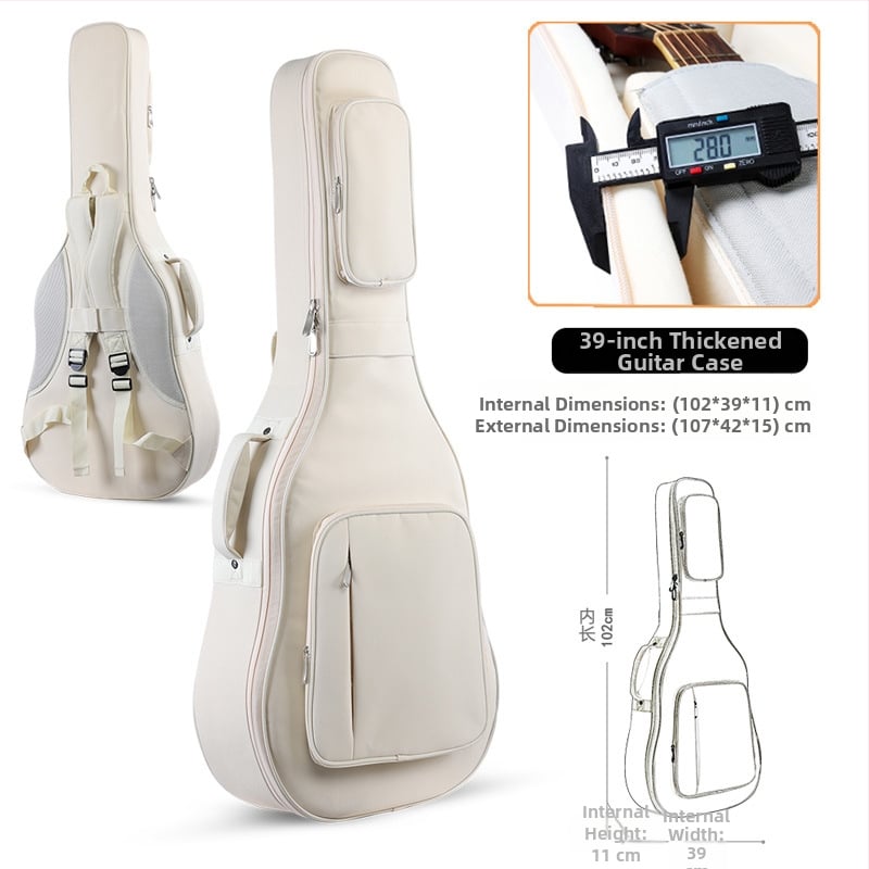 Τσάντα κιθάρας Ruizrui από Oxford ύφασμα, επένδυση Nylon, ιμάντας ώμου με αερόστρωμα, αστικός μινιμαλιστικός σχεδιασμός