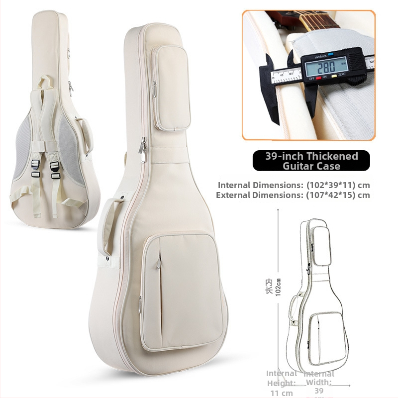 Τσάντα κιθάρας Ruizrui από Oxford ύφασμα, επένδυση Nylon, ιμάντας ώμου με αερόστρωμα, αστικός μινιμαλιστικός σχεδιασμός