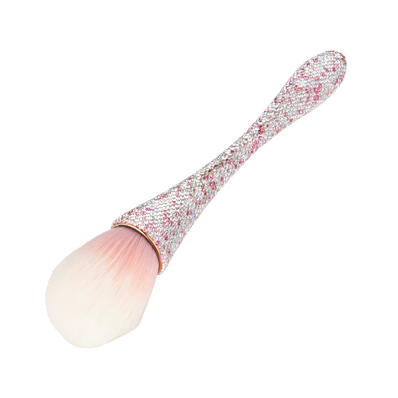 Πινέλο μακιγιάζ με συνθετικές τρίχες και μεταλλική λαβή, μονή συσκευασία, σετ 1 τεμάχιο