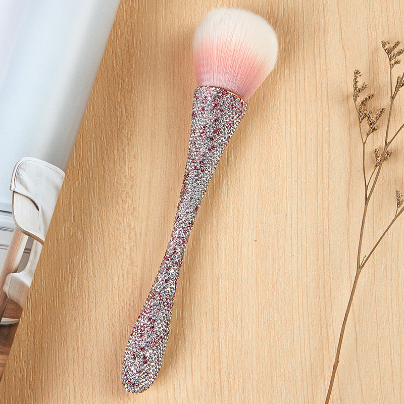 Πινέλο μακιγιάζ με συνθετικές τρίχες και μεταλλική λαβή, μονή συσκευασία, σετ 1 τεμάχιο