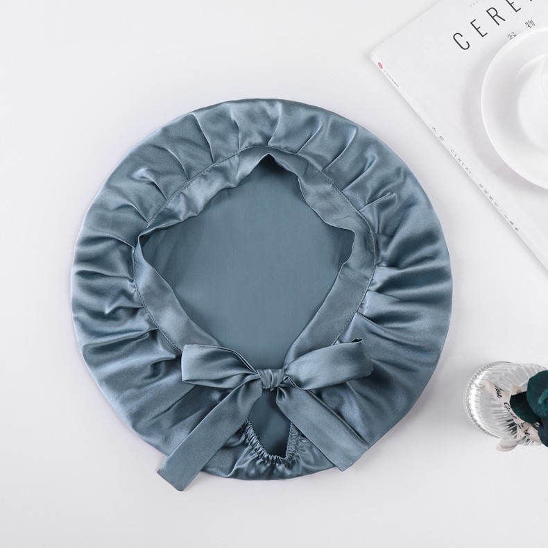 Satenska noćna kapa za kosu, prilagodljiva, marka Jia Yunda Silk, neto težina 27