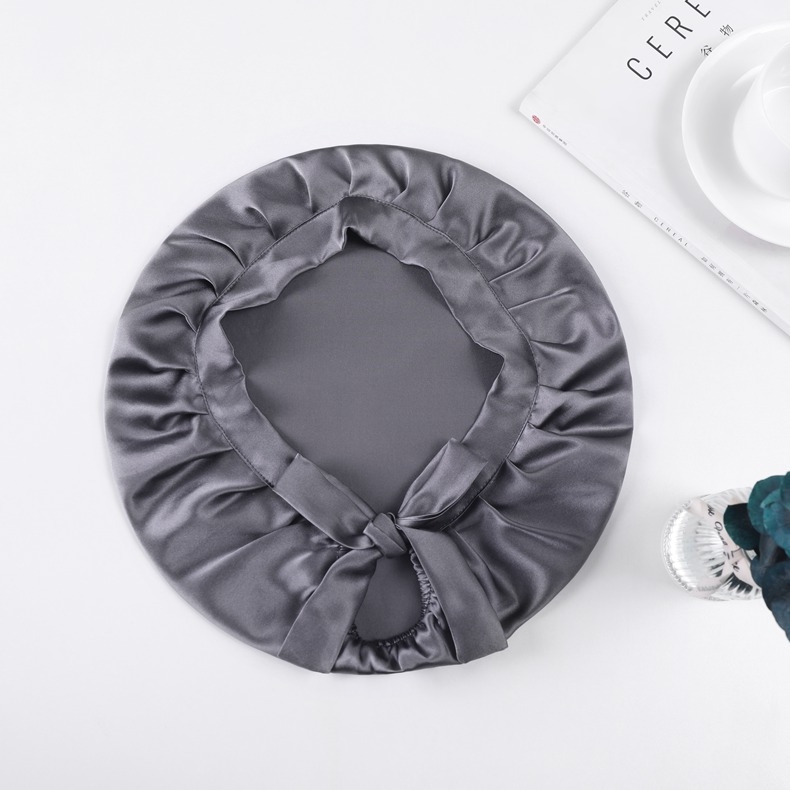 Satenska noćna kapa za kosu, prilagodljiva, marka Jia Yunda Silk, neto težina 27