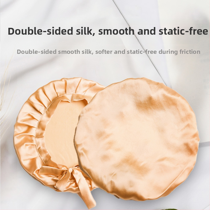 Saténová nočná čiapka, prispôsobiteľná, značka Jia Yunda Silk, čistá hmotnosť 27