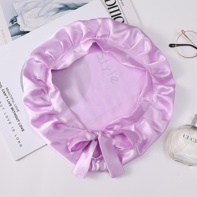 Satenska noćna kapa za kosu, prilagodljiva, marka Jia Yunda Silk, neto težina 27