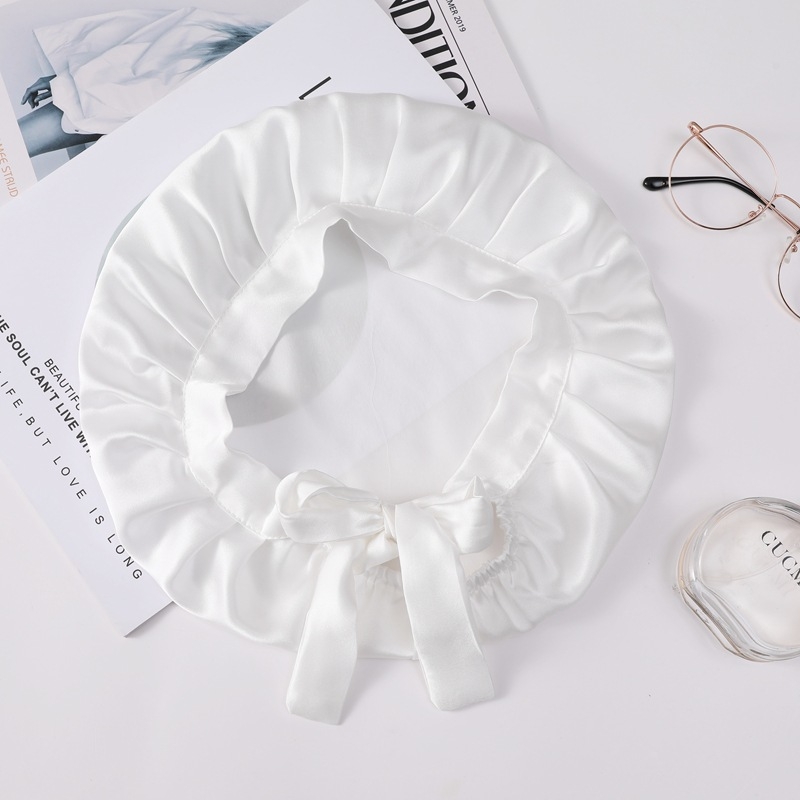 Satenska noćna kapa za kosu, prilagodljiva, marka Jia Yunda Silk, neto težina 27