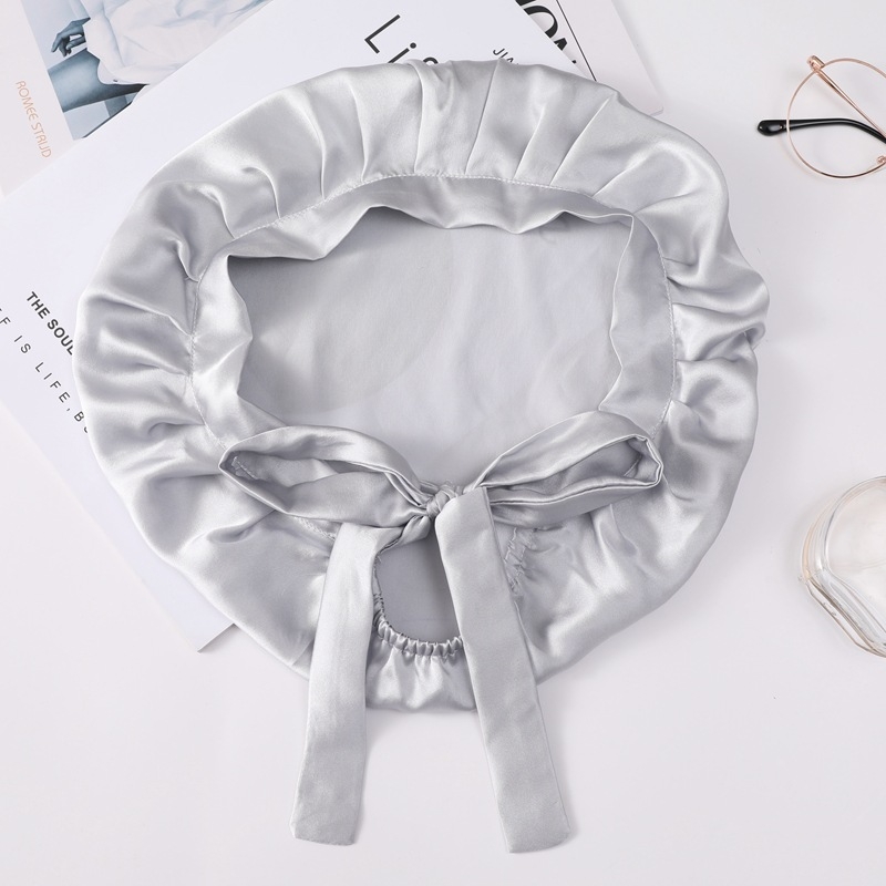Satenska noćna kapa za kosu, prilagodljiva, marka Jia Yunda Silk, neto težina 27