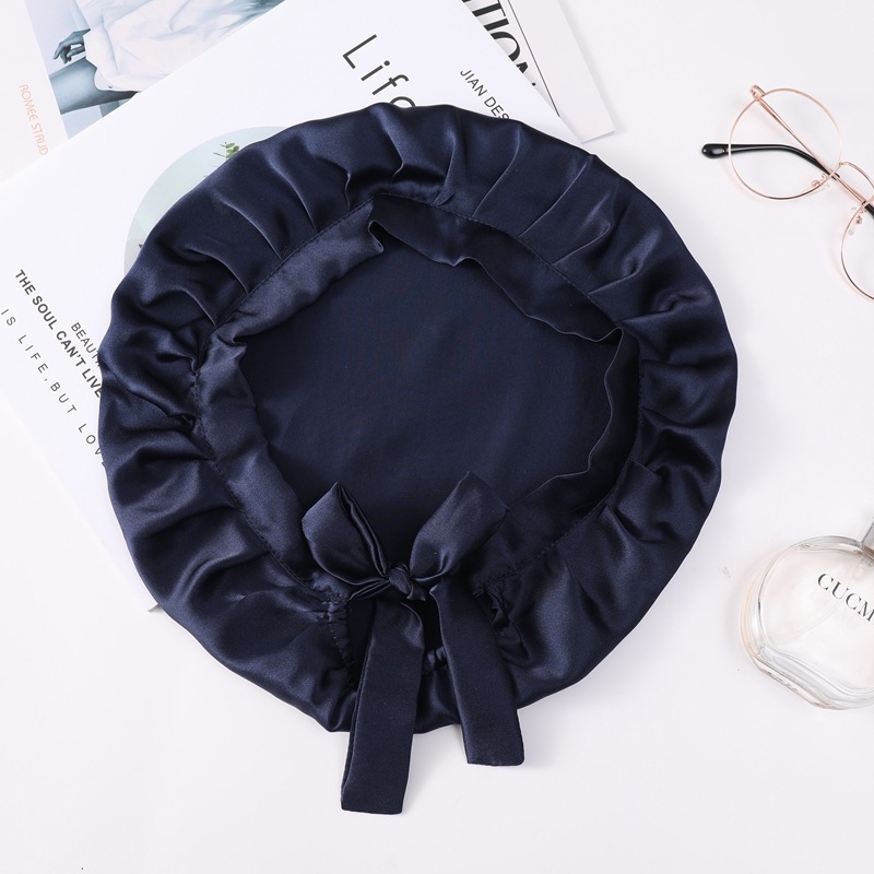 Satenska noćna kapa za kosu, prilagodljiva, marka Jia Yunda Silk, neto težina 27