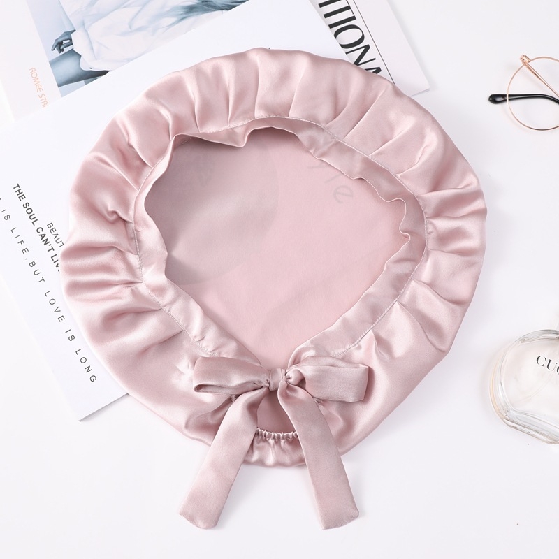Satenska noćna kapa za kosu, prilagodljiva, marka Jia Yunda Silk, neto težina 27