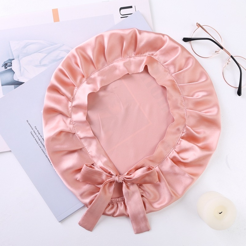 Satenska noćna kapa za kosu, prilagodljiva, marka Jia Yunda Silk, neto težina 27