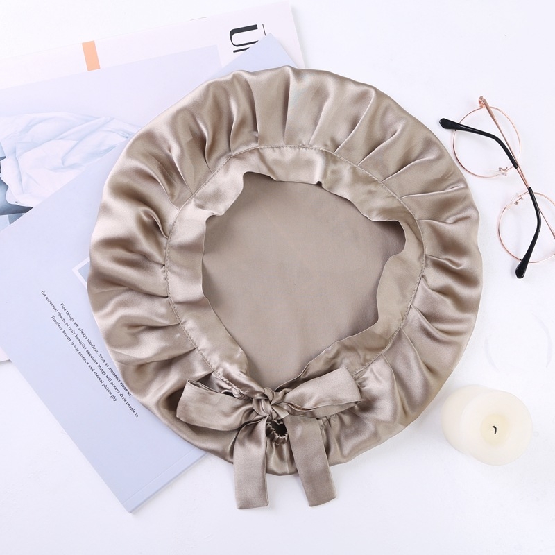 Satenska noćna kapa za kosu, prilagodljiva, marka Jia Yunda Silk, neto težina 27