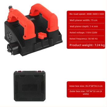 Elektromos falipplaner – közvetlen hajtás, 220V dugaszolható tápegység