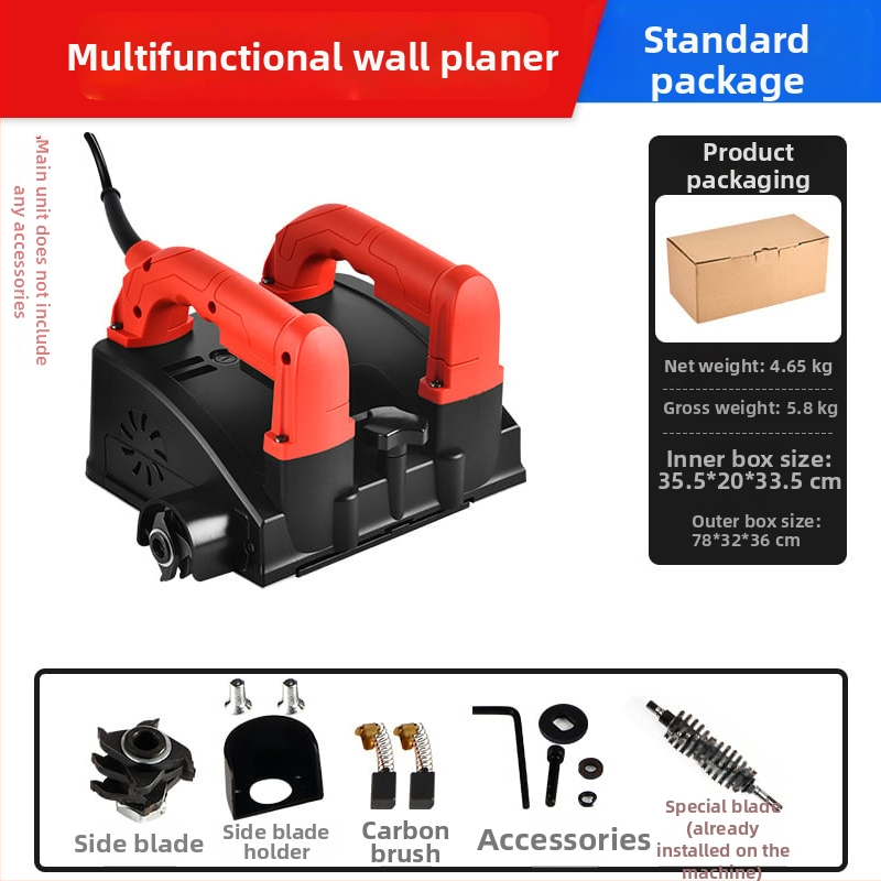 Elektromos falipplaner – közvetlen hajtás, 220V dugaszolható tápegység