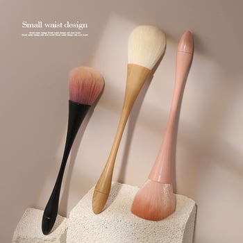 Perie de praf pentru arta unghiilor, cu mâner lung – perie de curățare pentru salonul de manichiură, 24.9 g, marcă autohtonă