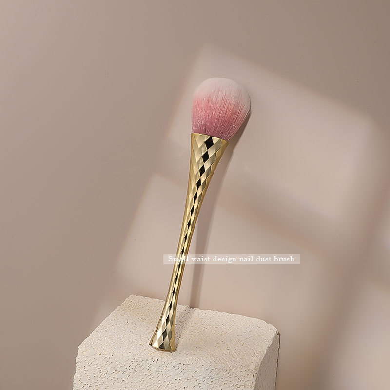 Perie de praf pentru arta unghiilor, cu mâner lung – perie de curățare pentru salonul de manichiură, 24.9 g, marcă autohtonă