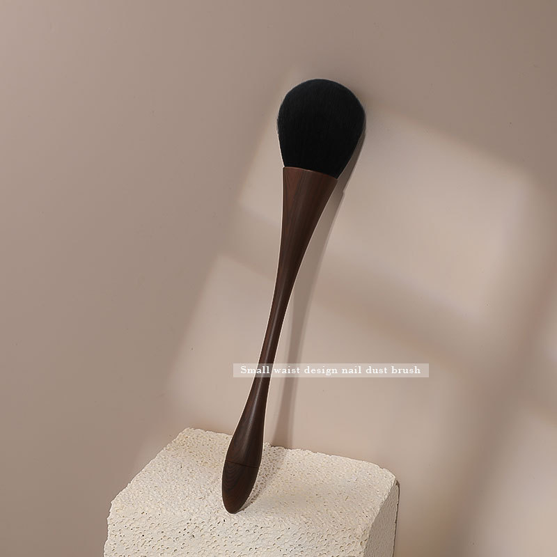 Perie de praf pentru arta unghiilor, cu mâner lung – perie de curățare pentru salonul de manichiură, 24.9 g, marcă autohtonă