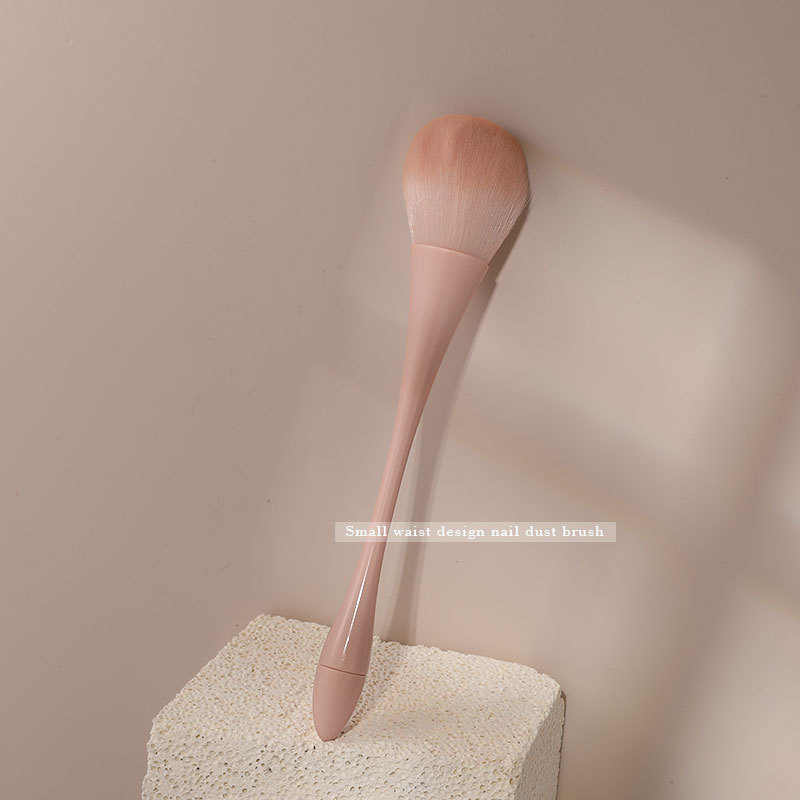 Perie de praf pentru arta unghiilor, cu mâner lung – perie de curățare pentru salonul de manichiură, 24.9 g, marcă autohtonă