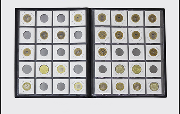 Χονδρική πώληση υψηλής ποιότητας κλιπ νομισμάτων και αναμνηστικών νομισμάτων, τετράγωνα κουτιά για συλλογές αντίκες χάλκινων νομισμάτων, προστατευτικά κλιπ