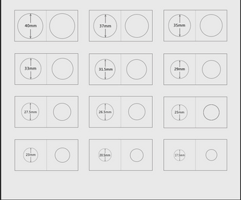 Χονδρική πώληση υψηλής ποιότητας κλιπ νομισμάτων και αναμνηστικών νομισμάτων, τετράγωνα κουτιά για συλλογές αντίκες χάλκινων νομισμάτων, προστατευτικά κλιπ